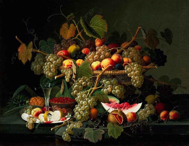 Severin Roesen Still Life with Fruit china oil painting image